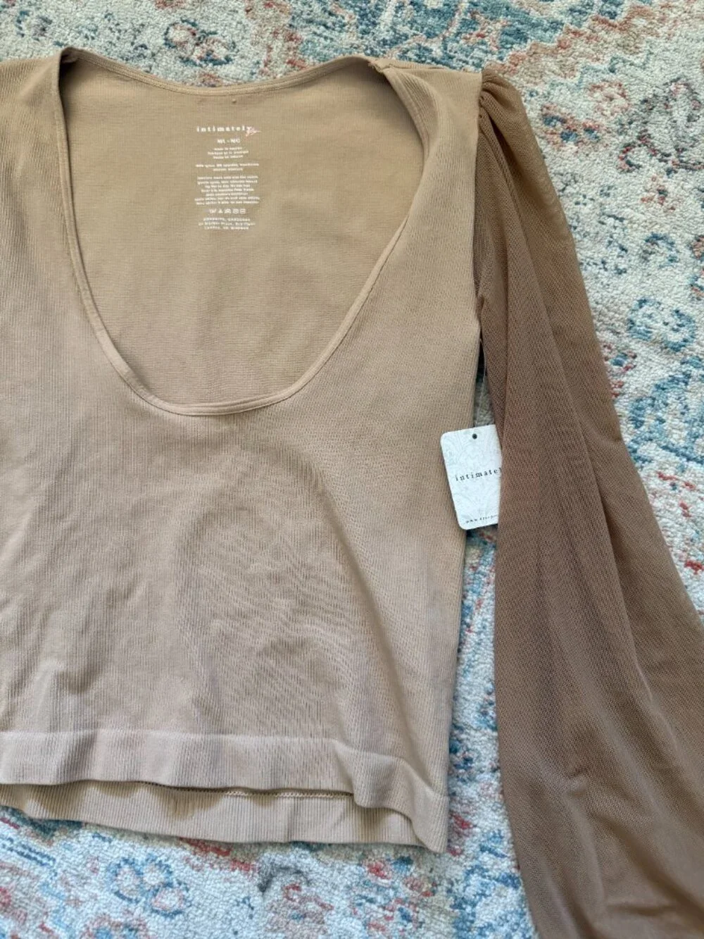 NEW Free People Lost in Love Seamless Cami : Medium/Large